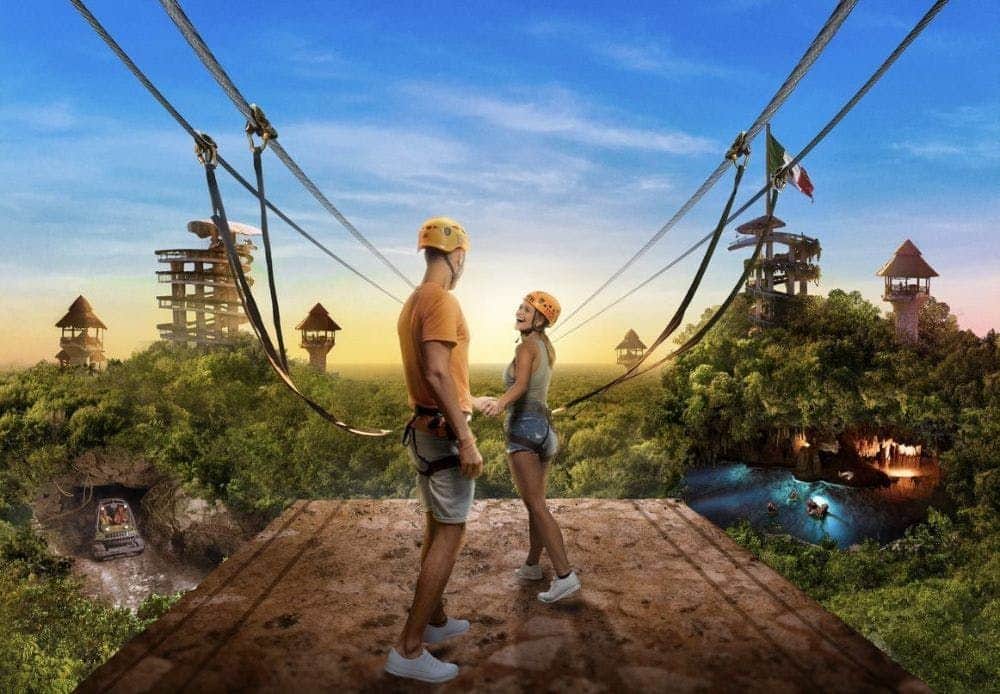Exit ramp for zip lines