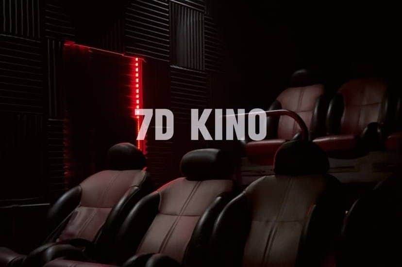 7D cinema hall, moving chairs