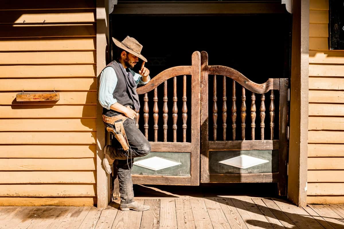 Vaquero en el salón