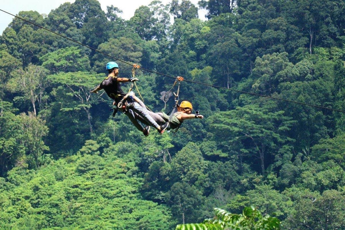 Phuket: Flying Hanuman Zipline mit Hoteltransfer Fliegender Hanuman