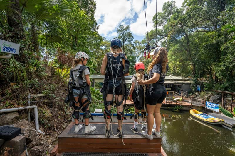 Riesenschaukel im Skypark Cairns Riesenschaukel im Skypark Cairns