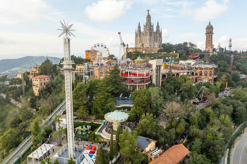 Tibidabo Amusement Park: Entry Ticket