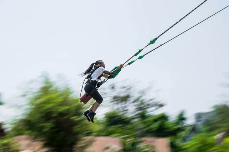 Sanook Park Pattaya: Human Slingshot and Bungee Jump