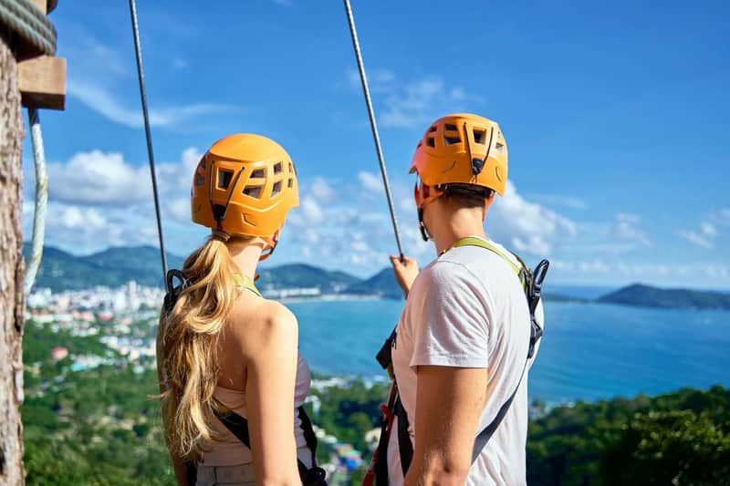 Erawan Patong Seaview Zipline: Guided Tour + Roundtrip Transport