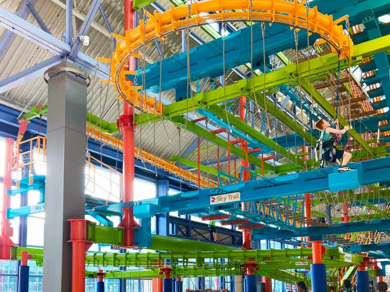 LiggettVille San Antonio: Fast Track + High Ropes Course, Zip Rail & Wall Climb