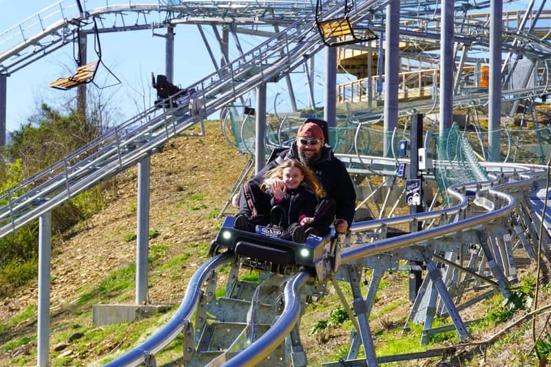 The Wild Stallion Mountain Coaster at Skyland Ranch